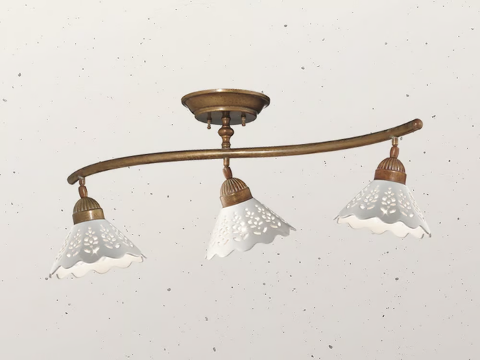 FIOR DI PIZZO 065.21 - LED ceramic ceiling lamp _ Il Fanale